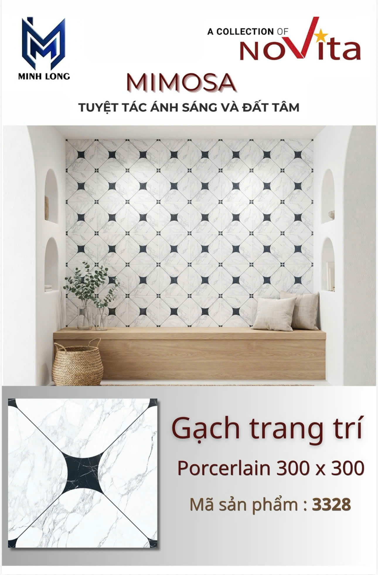 Gạch ốp lát tổng hợp 300X300
